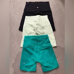Lululemon High-Waisted Shorts Set Bundle